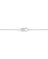 Grown With Love Lab Grown Sapphire (5 ct. t.w.) & Lab Grown Diamond (1/10 ct. t.w.) 18" Pendant Necklace in 14k White Gold