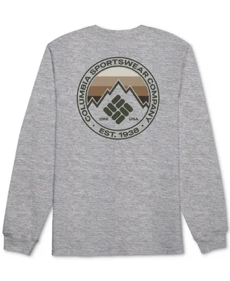 Columbia Men's Modern Long-Sleeve Logo Graphic T-Shirt