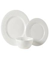 Mikasa Ashlyn Vegan Bone Chip Resistant 12 Piece Dinnerware Set, Service for 4