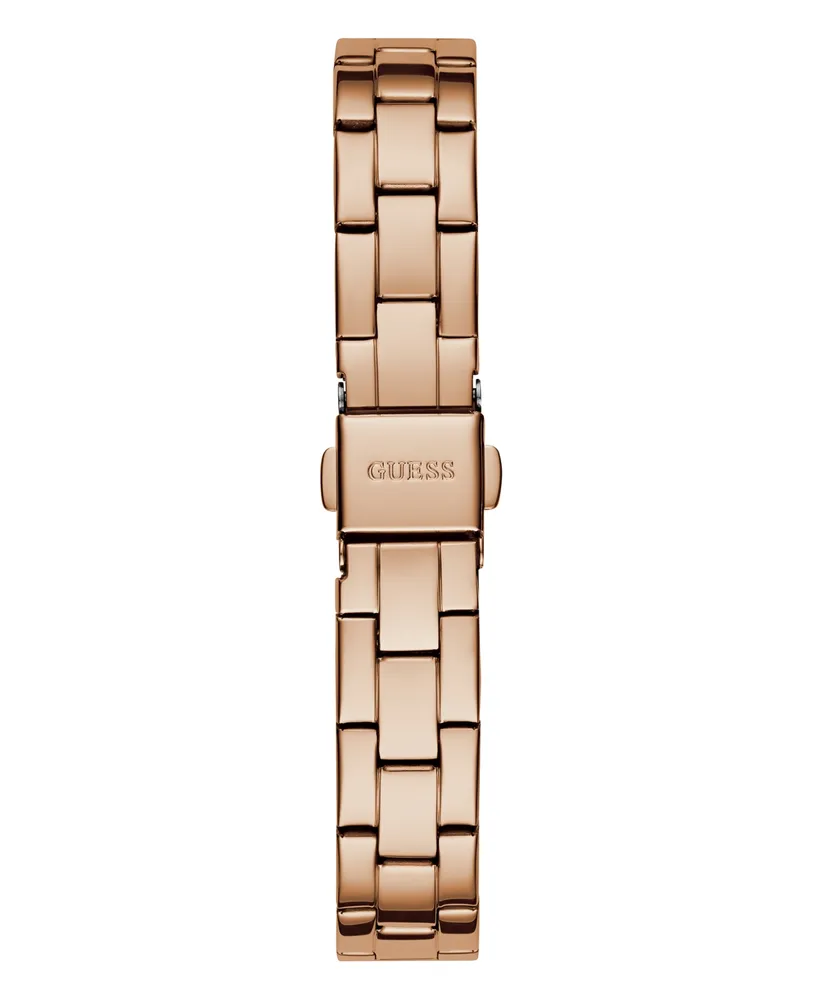 Guess Women's Analog Rose Gold-Tone Stainless Steel Watch 25mm - Rose Gold