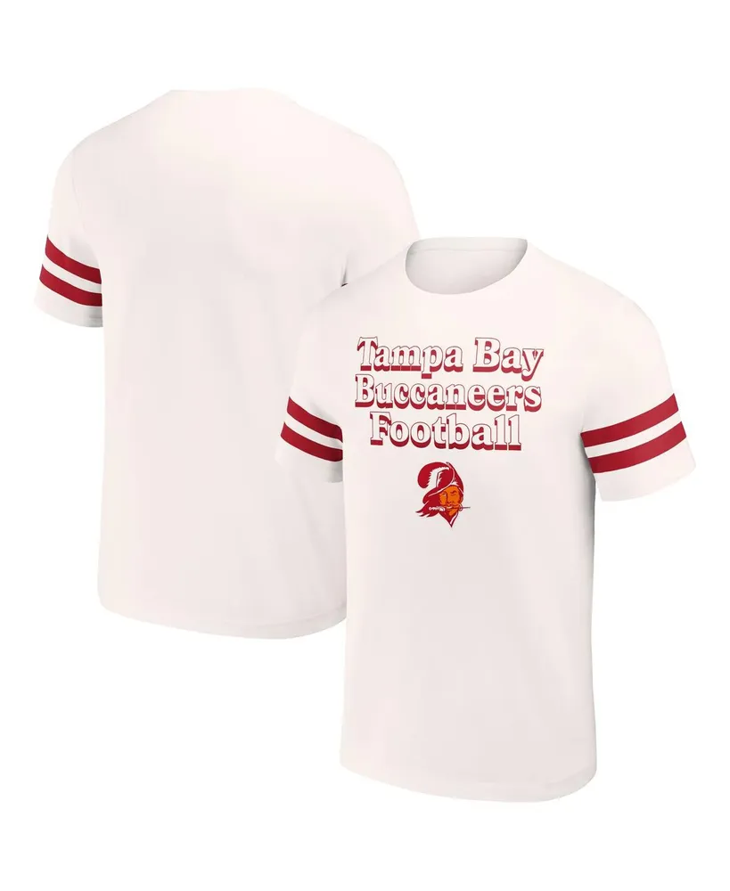 Men's Nfl x Darius Rucker Collection by Fanatics Cream Tampa Bay Buccaneers Vintage-Like T-shirt