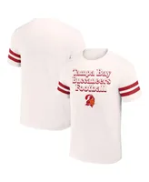 Men's Nfl x Darius Rucker Collection by Fanatics Cream Tampa Bay Buccaneers Vintage-Like T-shirt