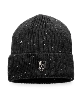 Men's Fanatics Black Vegas Golden Knights Authentic Pro Rink Pinnacle Cuffed Knit Hat