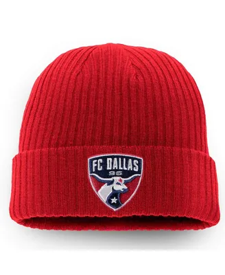 Men's Fanatics Red Fc Dallas Core Cuffed Knit Hat