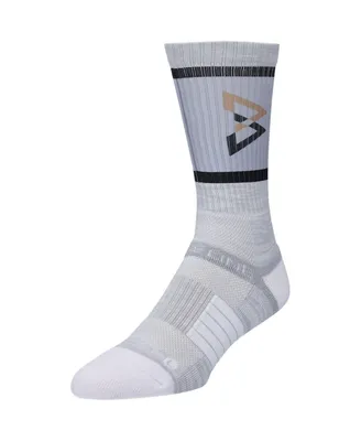 Men's Strideline Beast Mode Grey Crew Socks