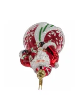 Kurt Adler 7" Bellisimo Santa with Peppermint Candy