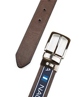 Nautica Men's Reversible Flag Belt