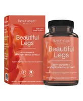 Reserveage Beautiful Legs, Skin Care Supplement for Smooth, Healthy Veins, Helps Reduce Spider Veins, 30 capsules (30 servings)