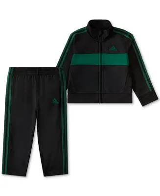adidas Baby Boys Essential Tricot Jacket and Pants, 2 Piece Set