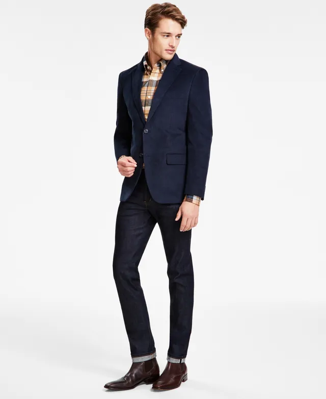 Tommy Hilfiger Men's Check Modern-Fit Sport Coat