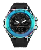 Kenneth Cole Reaction Men's Analog Digital Black Plastic Watch 49mm