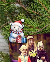 Designocracy Christmas Teddy Bear Christmas Wood Clip-On Ornaments Set of 6 G. DeBrekht