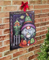 Designocracy Holiday Door Decor Wooden Wall Decor Boo Gnome J. Mills-Price