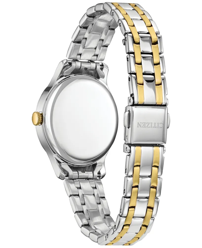 Citizen Eco-Drive Women's Classic Two-Tone Stainless Steel Bracelet Watch 31mm - Silver