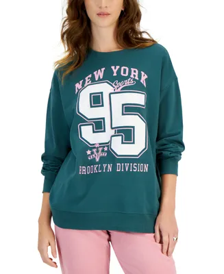 Rebellious One Juniors' New York Crewneck Sweatshirt
