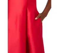 Adrianna Papell Women's Pleat-Skirt Fit & Flare Dress