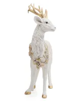 Fitz and Floyd Bonita Standing Deer Figurine, 17-inch