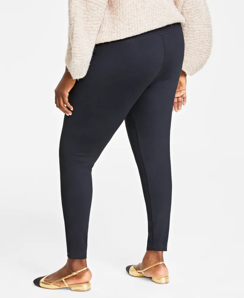 On 34th Plus Mid-Rise Ankle-Length Leggings, Created for Macy's