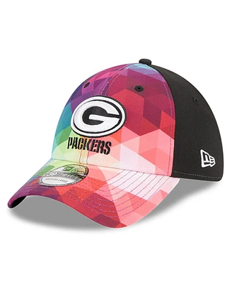 Men's and Women's New Era Multicolor, Black Green Bay Packers 2023 Nfl Crucial Catch 39THIRTY Flex Hat