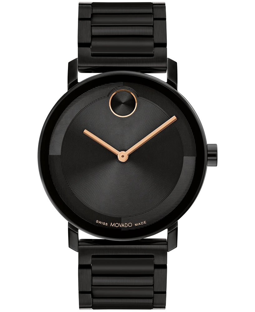 Movado Men's Bold Evolution 2.0 Swiss Quartz Ionic Plated Steel Watch 40mm