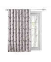 Ricardo Mystic Garden Floral Blackout Grommet Patio Curtain Panel w/Wand 104"W x 84"L