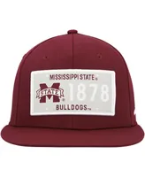 Men's adidas Maroon Mississippi State Bulldogs Established Snapback Hat