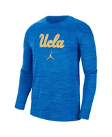 Men's Jordan Blue Ucla Bruins Team Velocity Performance Long Sleeve T-shirt