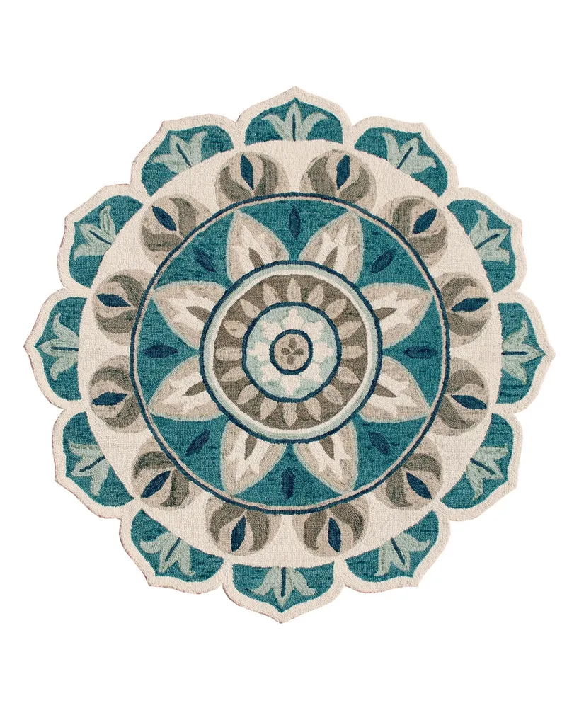 Closeout! Lr Home Radiance Rdnc- 6' x Round Area Rug