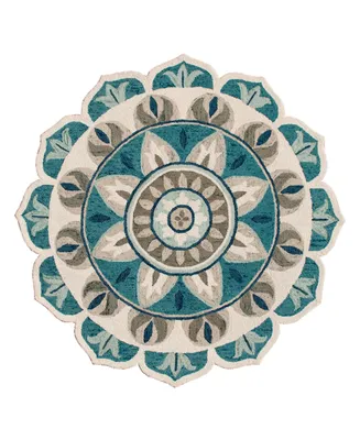 Lr Home Radiance Rdnc- 6' x Round Area Rug