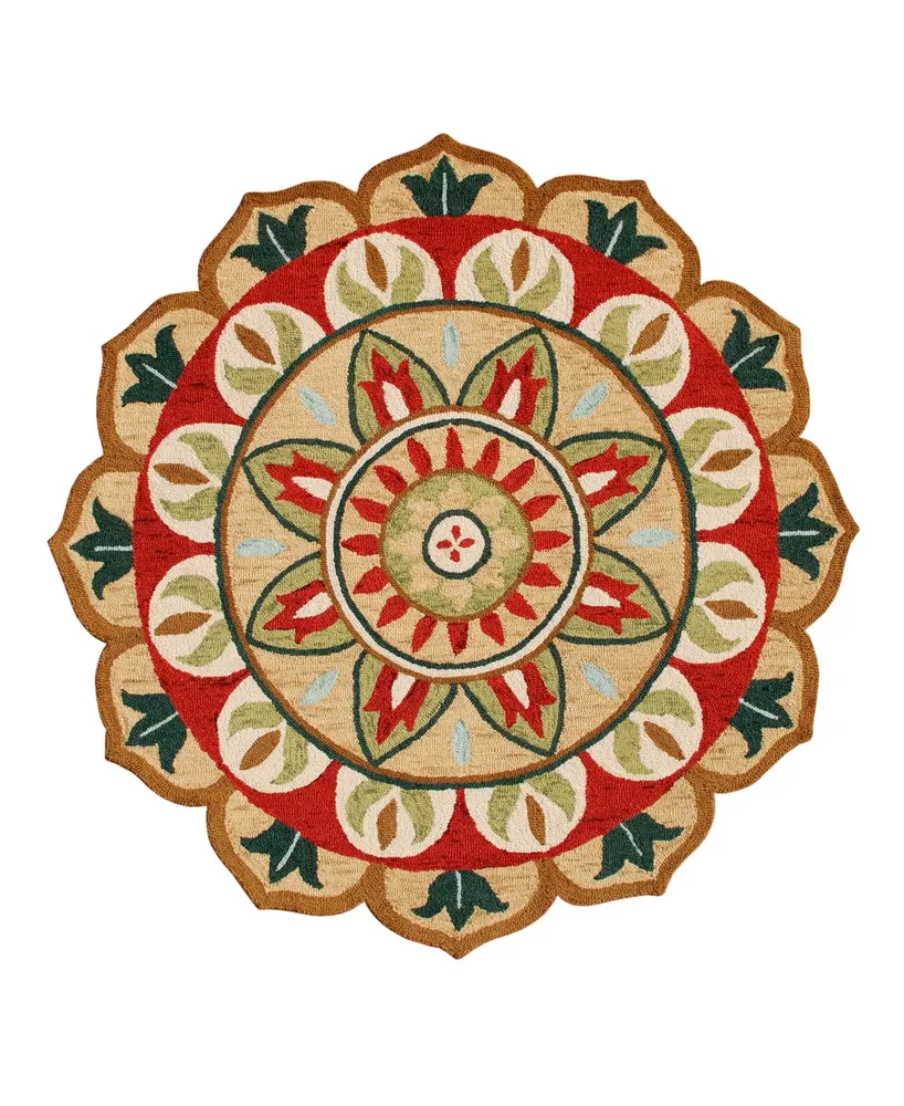 Closeout! Lr Home Radiance Rdnc-01 6' x 6' Round Area Rug