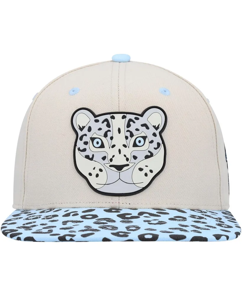 Big Boys and Girls Explore Cream Explore Snow Leopard Snapback Hat