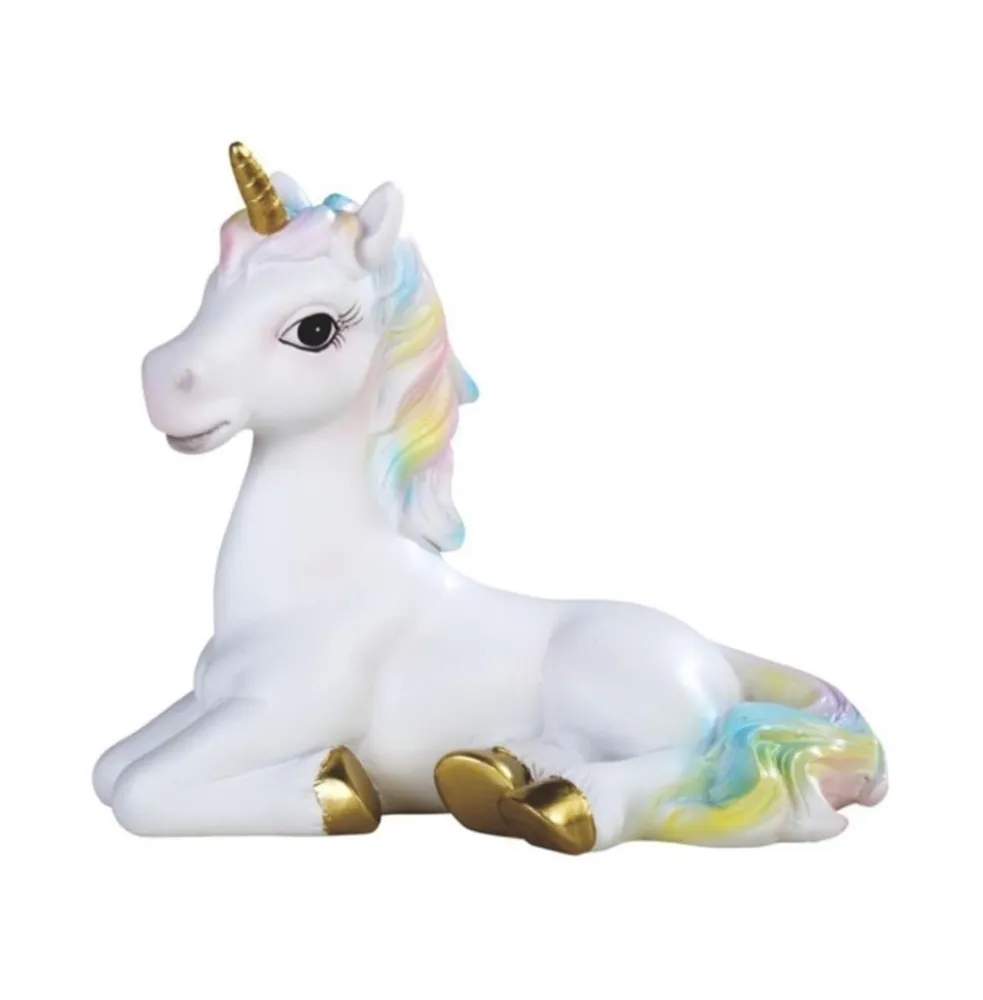 Fc Design 6.25W Lucite Unicorn with Rainbow Mane Fantasy Decoration  Figurine Home Decor Perfect Gift for House Warming, Holidays and Birthdays