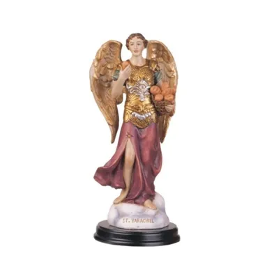 Fc Design 6"H Archangel Barachiel Statue Chief of The Guardian Angels Holy Figurine Angel of Blessings Religious Decoration Home Decor Perfect Gift fo