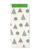 kate spade new york Holiday Confetti Acrobat Plaid Reversible Holiday Table Runner, 15" x 72"