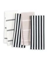 kate spade new york Botanical Stripe Kitchen Towels 4-Pack Set, 17" x 28"