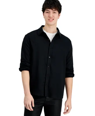 And Now This Men's Regular-Fit Button-Down Flannel Shirt, Created for Macy's