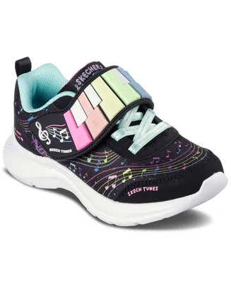 Skechers Little Girls Jumpsters 2.0 - Sketch Tunes Adjustable Strap Casual Sneakers from Finish Line