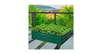Patio Raised Garden Bed for Vegetable Flower Planting