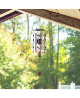 31" Long Bronze Chandelier Contemporary Wind Chime with Copper