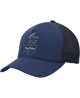 Men's Travis Mathew Navy Morelia Trucker Adjustable Hat