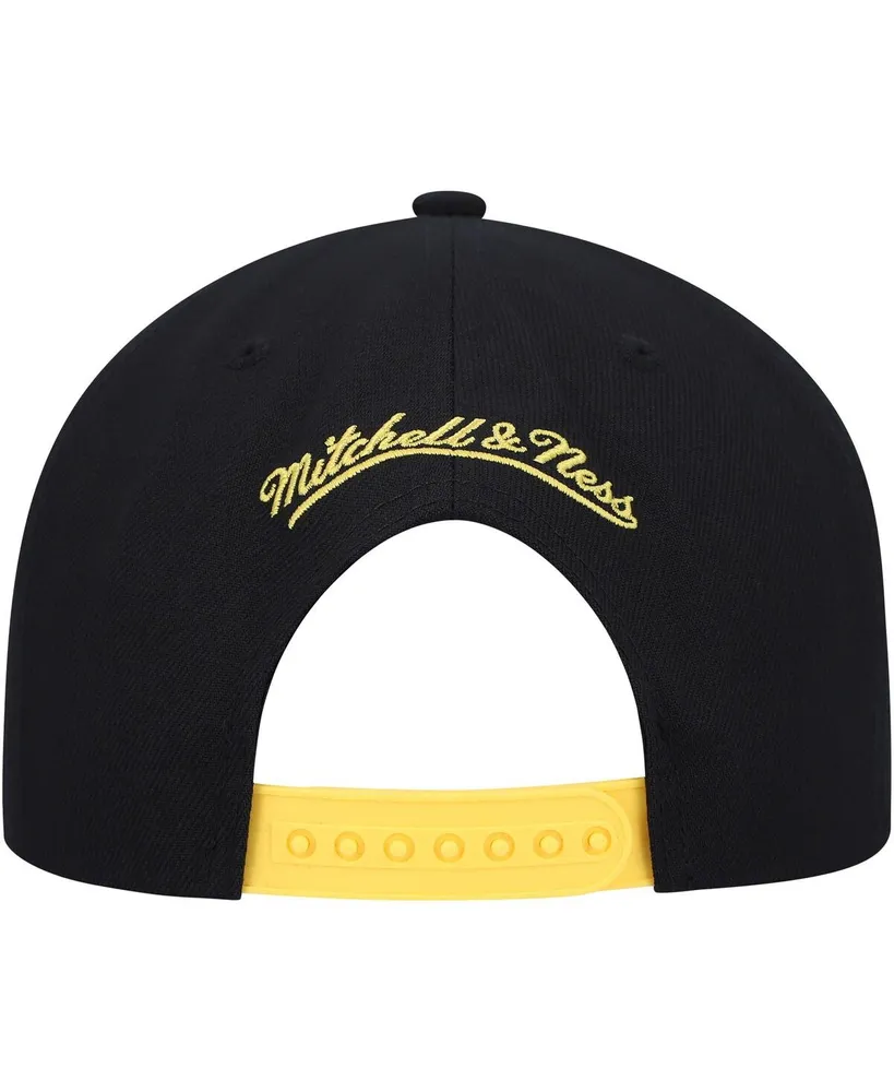 Men's Mitchell & Ness Black Pittsburgh Penguins Retro Lock Up Snapback Hat