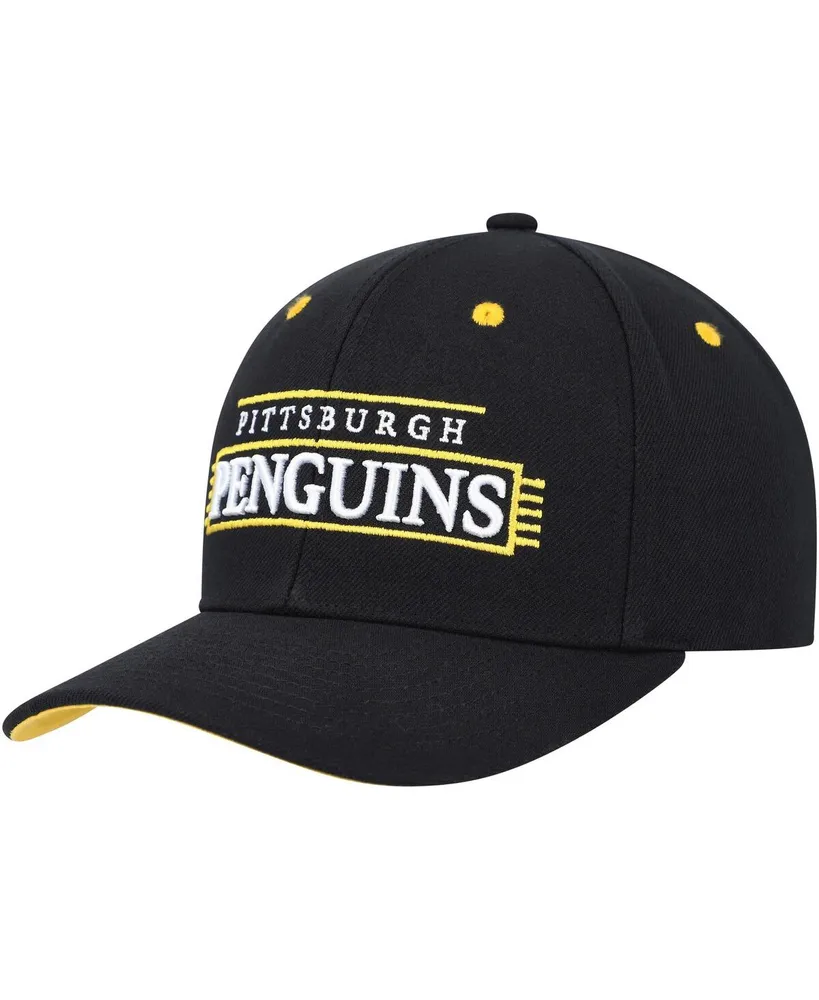 Men's Mitchell & Ness Black Pittsburgh Penguins Lofi Pro Snapback Hat