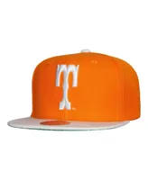 Men's Mitchell & Ness Tennessee Orange, White Tennessee Volunteers 2-Tone 2.0 Snapback Hat