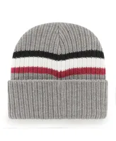 Men's '47 Brand Gray Arizona Cardinals Highline Cuffed Knit Hat