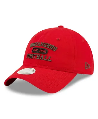 Women's New Era Red Tampa Bay Buccaneers Formed 9TWENTY Adjustable Hat