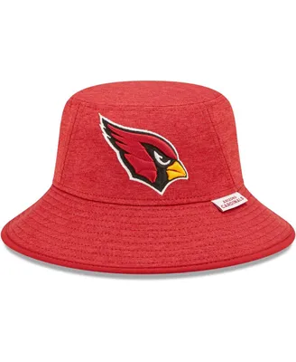 Men's New Era Heather Cardinal Arizona Cardinals Bucket Hat