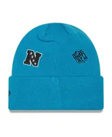 Big Boys and Girls New Era Blue Carolina Panthers Identity Cuffed Knit Hat