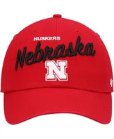 Women's '47 Brand Scarlet Nebraska Huskers Phoebe Clean Up Adjustable Hat