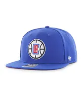 Men's '47 Brand Royal La Clippers Sure Shot Captain Snapback Hat