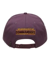 Men's Pro Standard Burgundy Washington Commanders Classic Snapback Hat